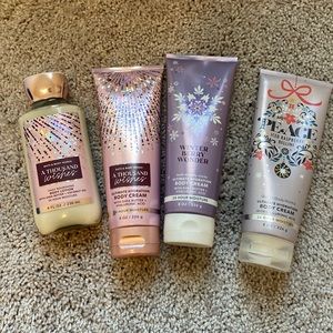 Bath and Body Works lotion collection
